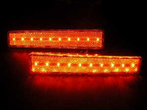 ●トラック用 LED ステップライト 橙/橙 R/Lセット