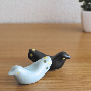 箸置き 鳥 バードレスト 小鳥の箸置き 日本製 美濃焼 陶器 カトラリーレスト オブジェ プレゼント ギフト