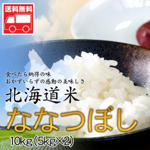 北海道産 ななつぼし10kg(5kg×2) 北海道米 ななつぼし おためし 送料無料※沖縄は送料別途加算