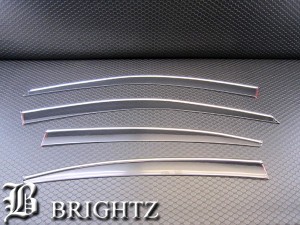 BRIGHTZ レガシィB4 BM9 BMG BMM サイドドアバイザー メッキモール&金具付 INJ−V−010