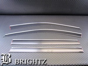 BRIGHTZ アウトバック BR9 BRF BRM サイドドアバイザー メッキモール&金具付 Aタイプ INJ−V−011