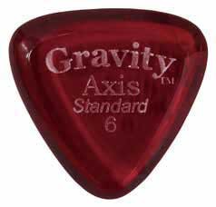 GRAVITY GUITAR PICK/GAXS6P アクリルピック Axis Standard【グラビティギターピック】【メール便発送代引き不可】