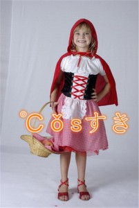 ハロウィン Halloween 赤ずきんちゃん 子供用 イベントパーティー ステージ衣装仮装COS高品質新品Cosplayアニメコスチューム