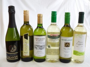 高品質ワインセット（白５本）+スパークリングワイン（イタリア泡・白）豪華セット 