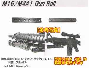 M16 / M4A1 Gun Rail　20mmアンダーレイルマウント 電動ガンなどに (市/B)☆