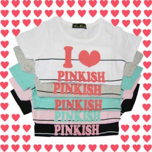 SALE!!!70%OFF☆ボーダーラインでスリム!プリントチュニックTシャツ★01724