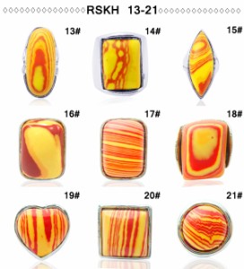 RSKH-13-21 天然石リング ファッション指輪リング デザインリング