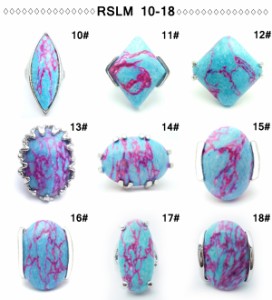 RSLM-10-18 天然石リング ファッション指輪 デザインリング