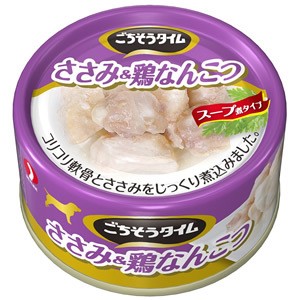 【ペットライン】ごちそうタイム　ささみ＆鶏なんこつ　８０ｇ