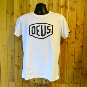 SALE!DEUS デウス エクスマキナ DeusExMachina  Shield ロゴ 半袖Tシャツ/ネコポス発送OK!(代引きは通常発送）