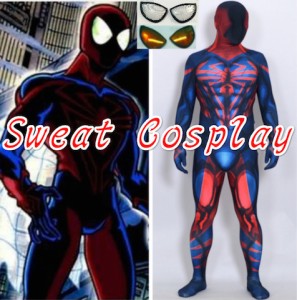 高品質 高級コスプレ衣装 スパイダーマン 風 ジャケット ボディースーツ コスチューム Unlimited Spider-Man V2 Costume 