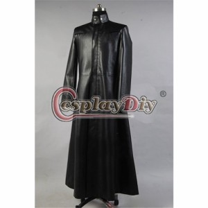 高品質 高級コスプレ衣装 マトリックス 風 ネオ タイプ オーダーメイド The Matrix Neo Long Black Leather Coat Cosplay Costume