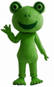 高品質 高級コスプレ衣装 着ぐるみ カーミット 風 カエル マスコット イベント 催事 誕生日会 サプライズ Kermit the Frog Cartoon