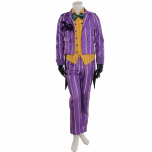 高品質 高級コスプレ衣装 バットマン 風 ジョーカー タイプ オーダーメイド The Joker Suit Batman Arkham Asylum 
