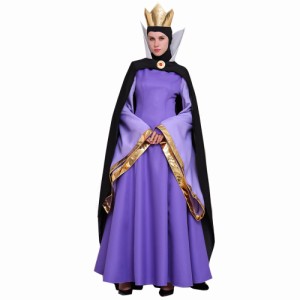 高品質 高級コスプレ衣装 ハロウィン ディズニー 風 プリンセス オーダーメイド ドレス 白雪姫 女王 Snow White Evil Queen Dress