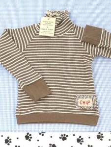 チップトリップ CHIP TRIP 長袖Tシャツ タートル 100cm 新品 トップス 女の子 キッズ 子供服 中古