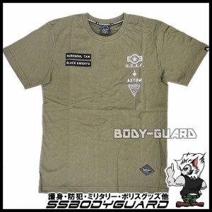 半袖Tシャツ　RUSHSOUL　カーキ　XL【ゆうパケット送料無料】