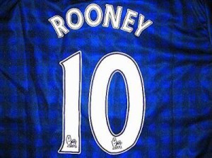 大人用 A030 17 マンチェスター ROONEY*10 ルーニー 青赤 ゲームシャツ パンツ付 /サッカー/チームオーダー/ユニフォーム