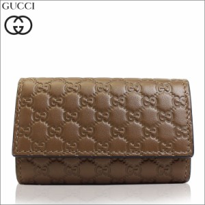 【最大88％セール＆クーポン】グッチ GUCCI キーケース マイクロ グッチシマ GG 6連キーケース アウトレット ブラウン 型押し