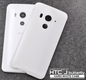 HTC J butterfly HTV31 ハードホワイトケース 白色ケース au HTC J バタフライ HTV31 カバー ケース ハードケース スマホケース 硬い 無