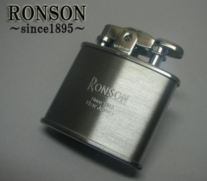 送料210円〜RONSON(ロンソン)Standard(スタンダード)R02-1030(クロームサテン)オイルライター 真鍮(日本製) おまけ付き