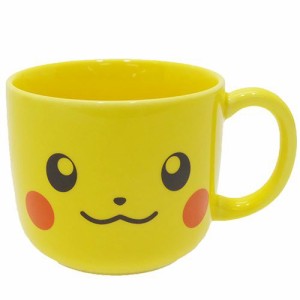 ◆ポケットモンスター 磁器製 マグ/ピカチュウ フェイス（贈り物、お土産,可愛い 食器 ギフトマグカップ おしゃれ コップ (305)