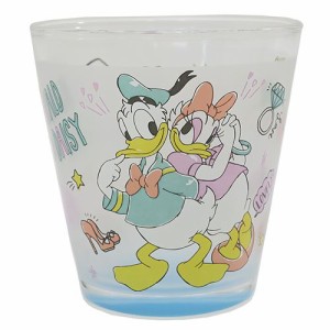 ◆《キッチン雑貨》ドナルド＆デイジー フロスト グラス（ディズニーアニメ、おしゃれ コップ  食器(D58)