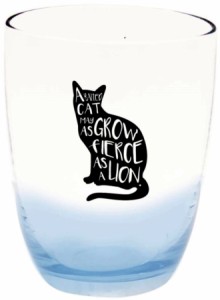 ◆グラス COLOR GLASS ANIMAL 265ml キャット（マグカップ おしゃれ コップ マグ 食器(C47)アニマル