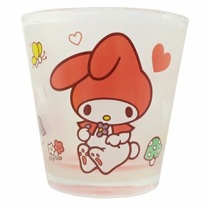 ◆《キッチン雑貨》 マイメロディフロストグラス（サンリオアニメキャラ）贈り物、おしゃれ コップ マグ 食器(D51)