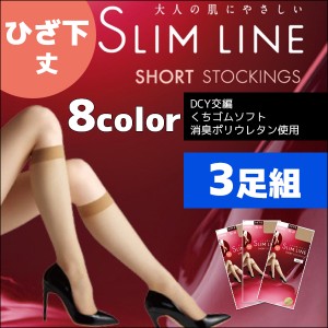 3枚セット SLIM LINE スリムライン ひざ下丈 アツギ ATSUGI パンティストッキング パンスト | ストッキング パンティーストッキング レデ