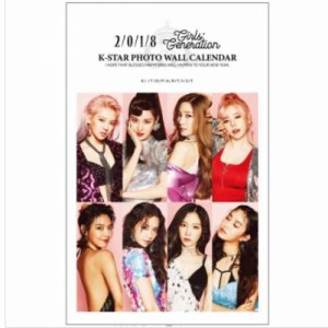 少女時代 SNSD 2018年壁掛けカレンダー【お取り寄せ品】