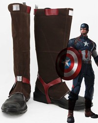 Gargamel  コスプレ靴 Avengers Captain America コスプレブーツ オーダーサイズ製作可能m2752