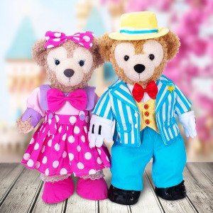 ダッフィー&シェリーメイコスチューム 洋服 ディズニーキャラクターミッキー　&ミニー風衣装  Disner Bear シェリーメイ洋服 