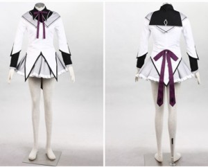 【1万円以上送料無料】【激安】超人気コスプレ服♪魔法少女まどか☆マギカ 暁美ほむら風　7点セット衣装　洋服　コスプレ衣装/アニメ/変