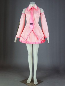 【1万円以上送料無料】【激安】超人気コスプレ服♪VOCALOID（ボーカロイド） 桜初音ミク 衣装 洋服 コスプレ衣装/アニメ/変装・仮装/激安