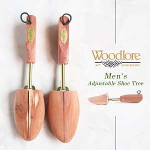 シューキーパー 木製 レッドシダー メンズ ウッドロア シューツリー Woodlore 靴 シューズ 吸湿 防虫 消臭 アジャスターブル