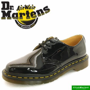 [送料無料]ドクターマーチン Dr.Martens CORE 1461 コア 10084001 黒 3 EYE SHOE イエローステッチ パテント レディース