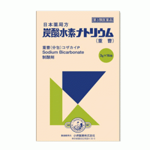 【第3類医薬品】【小堺製薬】　重曹(分包)コザカイP　3g×16包　胃腸薬　炭酸水素ナトリウム