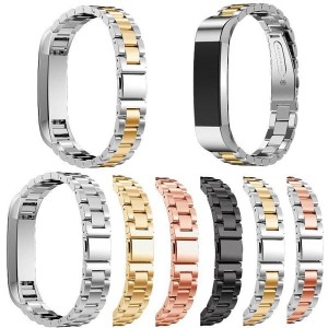 送料無料　新品■Fitbit Alta 共用 Alta HR 交換用バンド ステンレス■ゴールド他 OEM製品　百