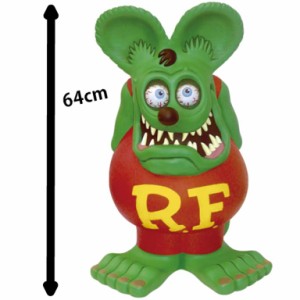 ラットフィンク Rat Fink ジャンボ コインバンク　ＧＲＥＥＮ 【ＦＵＮＫＯ】アメリカン雑貨 ガレージ ガレージ雑貨 フィギュア 人形 貯