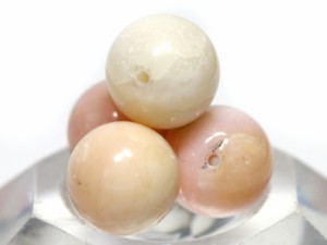 【天然石 丸ビーズ】ピンクオパール (2A) 12mm [1粒売り(バラ売り)] パワーストーン