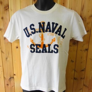 SALE!ヒューストン 半袖Tシャツ US NAVAL ミリタリーＴシャツ HOUSTON S/S TEE/ネコポスで送料無料!
