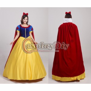 高品質 高級コスプレ衣装 ハロウィン ディズニー 風 プリンセス ドレス 白雪姫 タイプ Snow White Cosplay Costume Snow White Costume