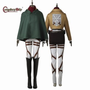 高品質 高級コスプレ衣装 進撃の巨人 風 ミカサ・アッカーマン タイプ Attack On Titan Mikasa Ackerman Cosplay Costume 