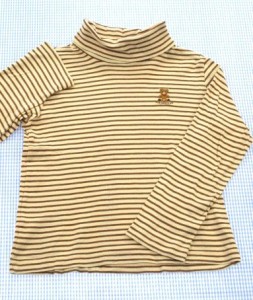 ミキハウス MIKIHOUSE 長袖Tシャツ タートル 110cm トップス 男の子 女の子 キッズ 子供服 中古