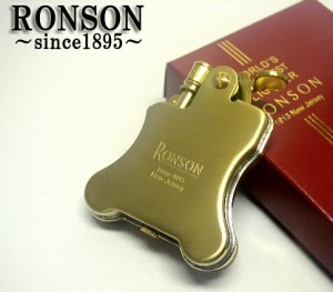 送料210円〜RONSON(ロンソン)Banjoバンジョー R01-1031(真鍮無垢ブラスサテン)オイルライター(日本製)おまけ付き
