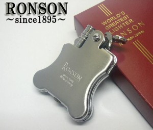 送料210円〜RONSON(ロンソン)BanjoバンジョーR01-1030(クロームサテン)オイルライター 真鍮(日本製) おまけ付き