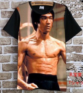 ブルース・リー（李小龍） Tシャツ 黒6