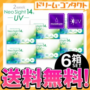 ◇《送料無料》ネオサイト14UV 6箱 コンタクトレンズ 2week コンタクト 2週間コンタクトレンズ 2週間コンタクト 2週間使い捨て  アイレ