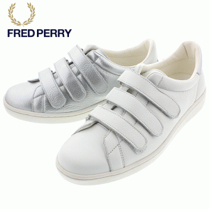 SALE  フレッドペリー FRED PERRY ブロー ベルクロ BREAUX VERC F29608 ホワイト(10) シルバー(11)